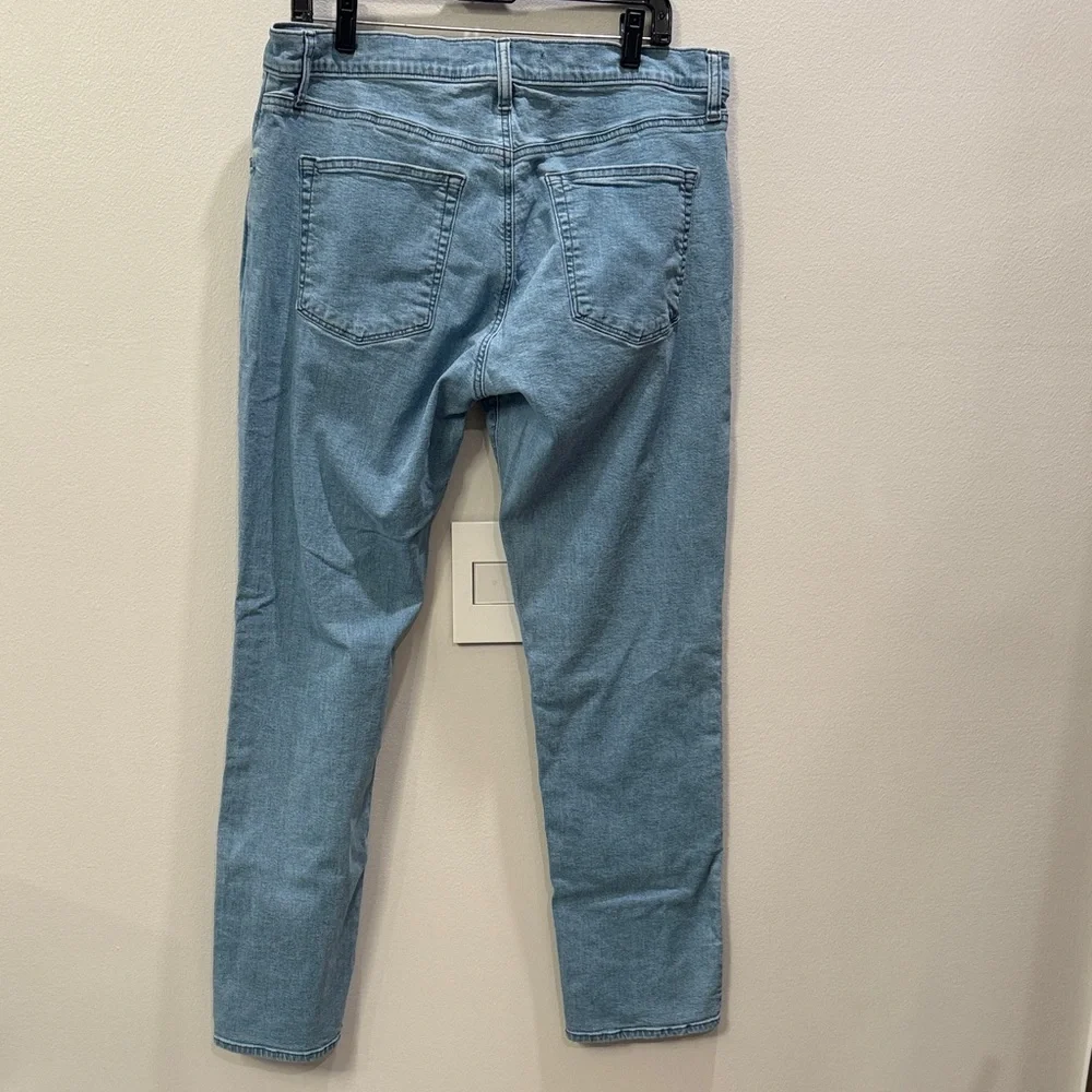 J Brand Kane Straight Fit Light Blue Denim Jeans Size 32 - Picture 6 of 7